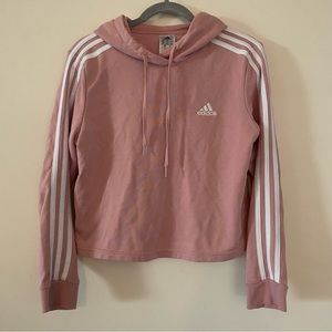 Adidas cropped, relaxed fit hoodie